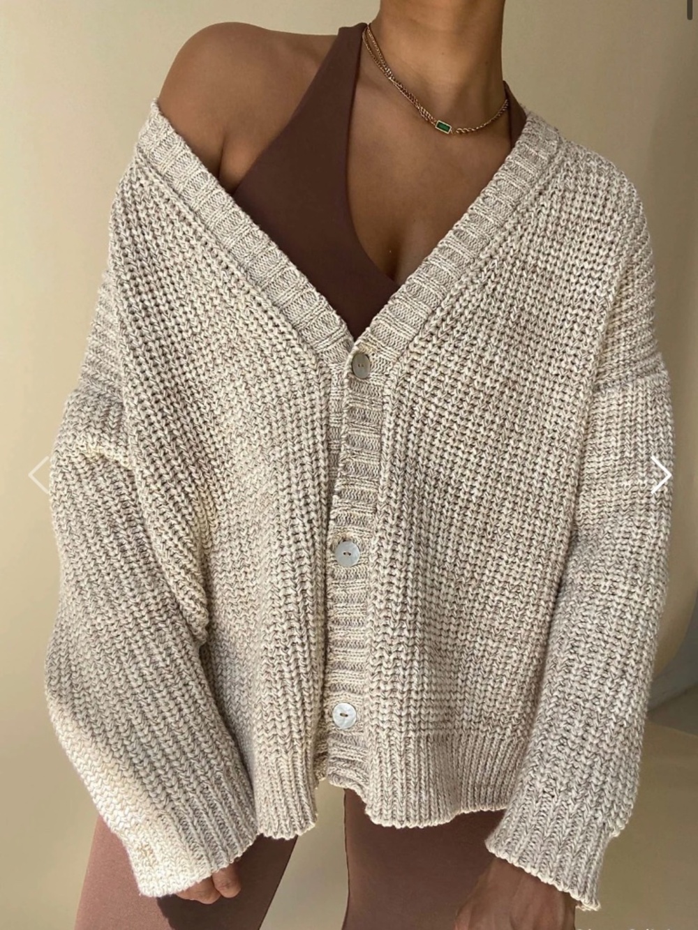 Indigo Luna Helga Cardigan Oat